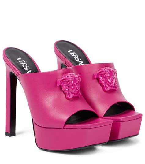 sandália versace rosa|Versace sandals.